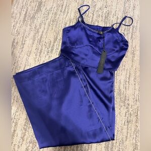 House of Harlow 1960 Revolve 2-Piece Purple Rhinestone Pants Set